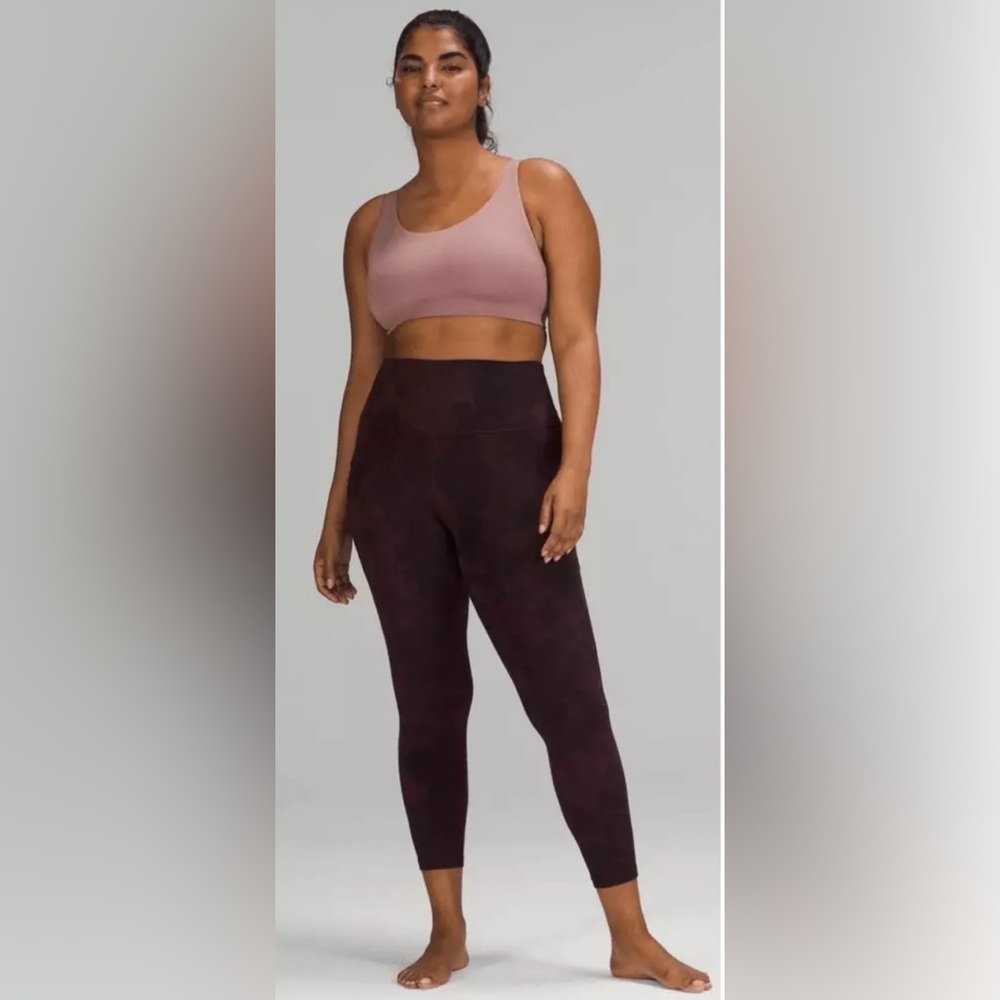 NWOT Lululemon Align Pant 25" *Diamond Dye Cassis Black - Picture 3 of 10